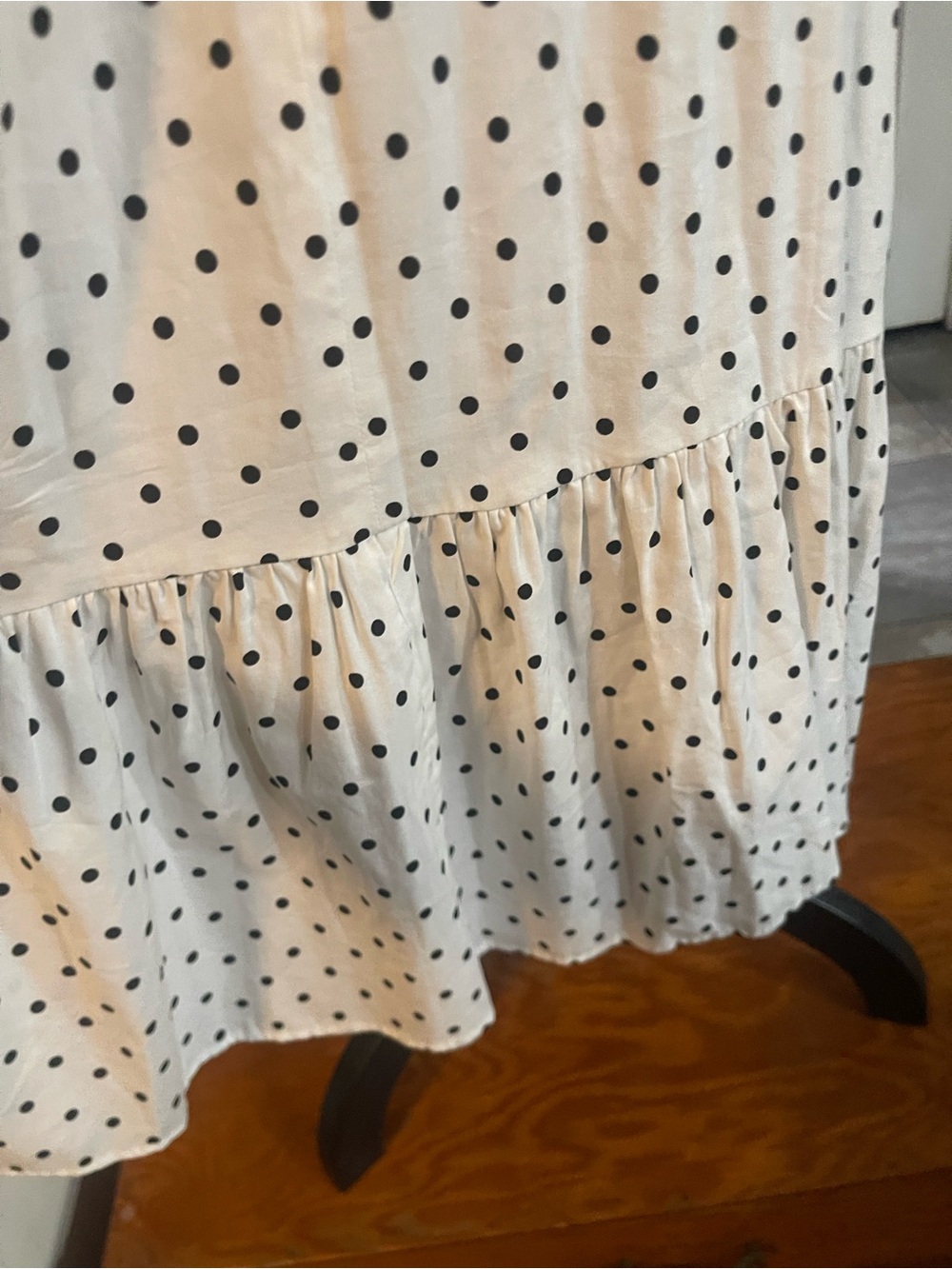 Banana Republic White Polka Dot Maxi Dress - Picture 8 of 11
